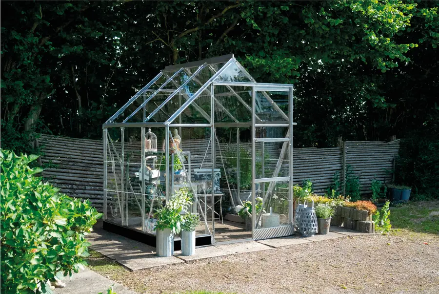 ICON 6 · 3.7 m² (6' x 6') Alu mit 3 mm Blankglas